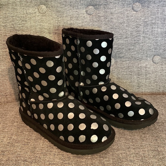 UGG Other - Girls Ugg Black Polka Dot 2 Brand New!